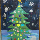 Рисунок "Новогодняя елка"