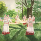 Чувашский старинный ритуальный танец  с полотенцами, Ангелина Шитова, 11 лет