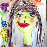 Рисунок "Летний автопортрет" на конкурс "Конкурс детского рисунка “Как я провел лето - 2020”"