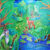 Рисунок "хозяин леса" на конкурс "Конкурс творческого рисунка “Свободная тема-2021”"