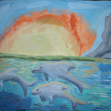 Рисунок "Энергия моря" на конкурс "Конкурс рисунка "Лето - это маленькая жизнь""