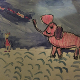 Рисунок "Верный слоник" на конкурс "Третий конкурс детского рисунка по 2-й серии «Верный Слоник»"