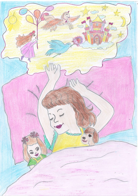 Детский рисунок - Мои сказочные мечты