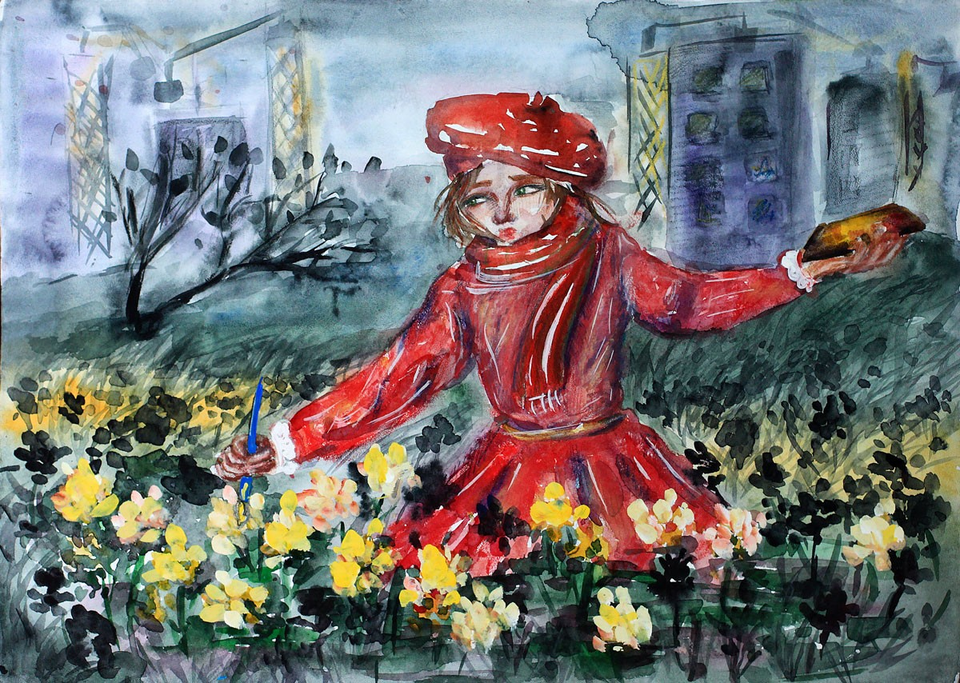 Детский рисунок - Волшебный сон Раскрашу мир