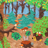 Рисунок "Наш лес полон сказок и чудес" на конкурс "Конкурс творческого рисунка “Свободная тема-2019”"