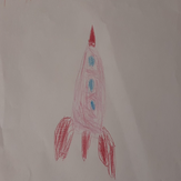 Рисунок "Ракета" на конкурс "Конкурс творческого рисунка “Свободная тема-2021”"