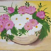 Рисунок "Ваза цветов Любимой маме" на конкурс "Конкурс творческого рисунка “Свободная тема-2019”"