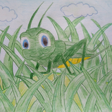 Рисунок "В траве сидел кузнечик" на конкурс "Конкурс творческого рисунка “Свободная тема-2020”"