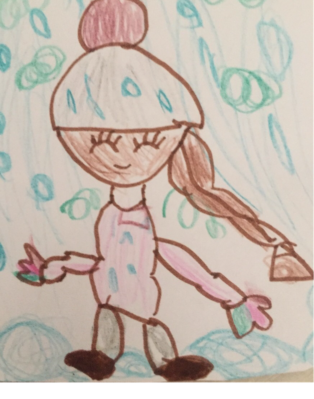Детский рисунок - Лиза