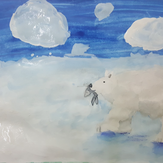 Рисунок "Хозяин Арктики" на конкурс "Конкурс творческого рисунка “Свободная тема-2021”"