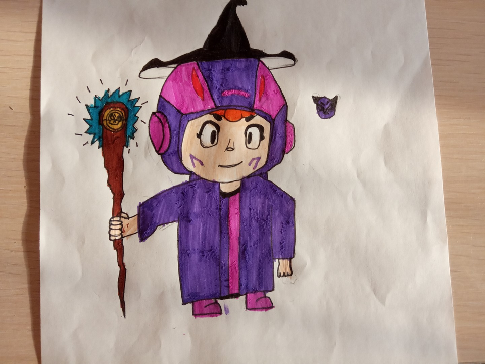 Детский рисунок - Witch-bea