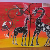 Рисунок "Мы по африке гуляли" на конкурс "Конкурс рисунка "Лето - это маленькая жизнь""