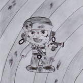 Рисунок "Пиратка Пенни"