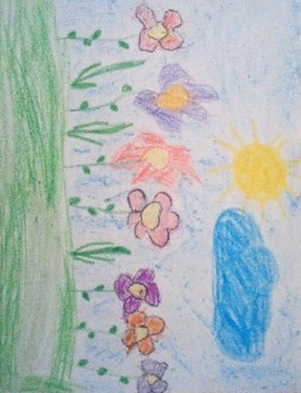 Детский рисунок - Радость лета