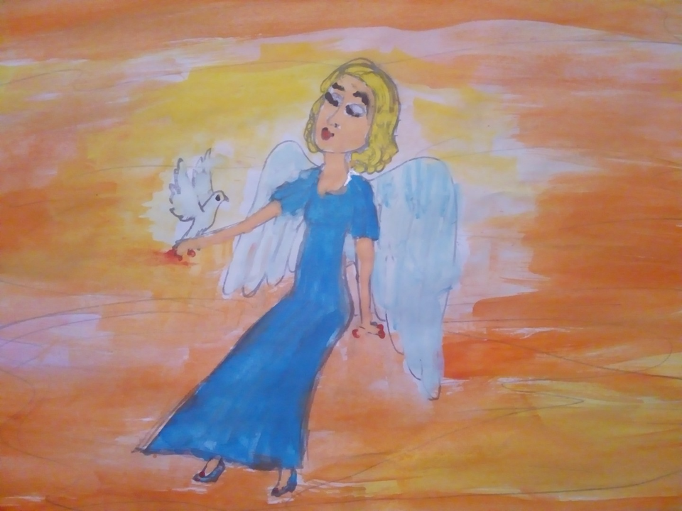 Детский рисунок - Мир и доброта