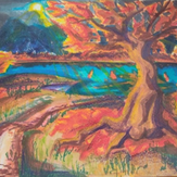 Рисунок "Осень" на конкурс "Конкурс детского рисунка "Краски Осени 2021""
