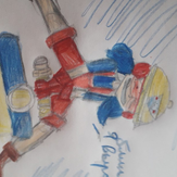 Рисунок "Джэки узнала что уже выросла для детской дрели" на конкурс "Конкурс рисунка - “Герои Brawl Stars”"