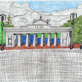 Рисунок "Мой любимый город" на конкурс "Конкурс творческого рисунка “Свободная тема-2022”"