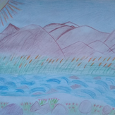Рисунок "Природа" на конкурс "Конкурс детского рисунка “Мой родной, любимый край”"