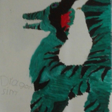 Рисунок "Пушистый Динозаврик" на конкурс "Конкурс творческого рисунка “Свободная тема-2019”"