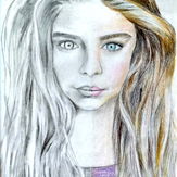 Рисунок "Портрет девушки"