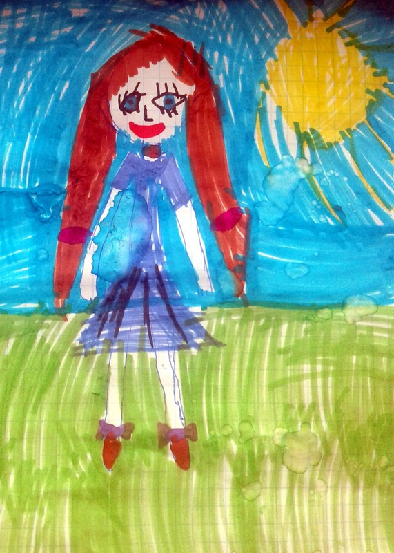 Детский рисунок - Чудесное лето