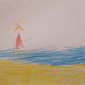 Девочка и море, Милана Петрова, 5 лет