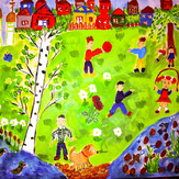 Рисунок "Лето в деревне"
