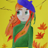 Рисунок "Осенние краски" на конкурс "Конкурс творческого рисунка “Свободная тема-2020”"