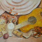Рисунок "Три аккорда" на конкурс "Конкурс творческого рисунка “Свободная тема-2019”"