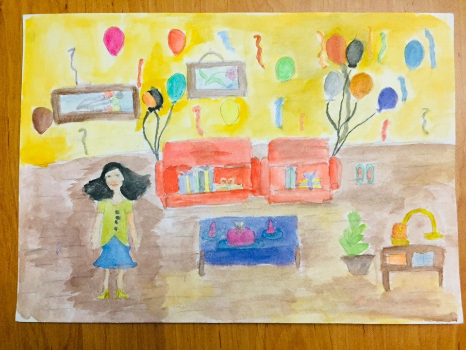 Детский рисунок - Мой дом