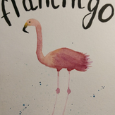 Рисунок "фламинго"