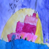 Рисунок "Восход над океаном" на конкурс "Конкурс творческого рисунка “Свободная тема-2020”"