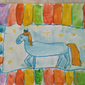 Голубой конь, Анна Панина, 7 лет
