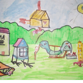 Рисунок "Сон" на конкурс "Второй конкурс детского рисунка по 3-й серии "Волшебные Сны""
