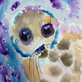 Рисунок "Волшебный тюлень" на конкурс "Конкурс творческого рисунка “Свободная тема-2021”"