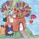 Рисунок "Волшебная осень" на конкурс "Конкурс детского рисунка “Сказочная осень - 2018”"
