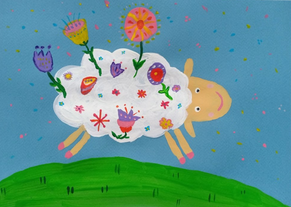 Детский рисунок - Весна в каждом из нас