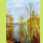 Описание Картины Левитана Весна. Большая Вода