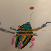Рисунок "Космический корабль" на конкурс "Конкурс детского рисунка "Рисовашки и друзья""