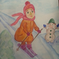 Зимние забавы, Полина Бессонова, 9 лет
