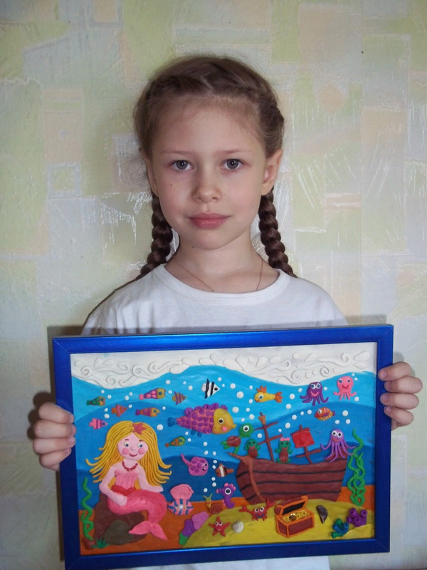 Детский рисунок - Подводные фантазии