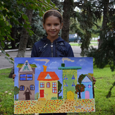Рисунок "Осень в моем городе" на конкурс "Конкурс творческого рисунка “Свободная тема-2020”"