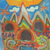Рисунок "В гости к Солнцу" на конкурс "Конкурс творческого рисунка “Свободная тема-2019”"