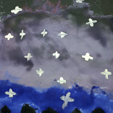 Рисунок "Зимнее вечернее небо" на конкурс "Конкурс творческого рисунка “Свободная тема-2019”"