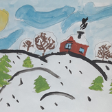 Рисунок "Зимушка-зима" на конкурс "Конкурс творческого рисунка “Свободная тема-2020”"