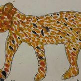 Рисунок "Леопард" на конкурс "Конкурс детского рисунка "Любимое животное - 2018""