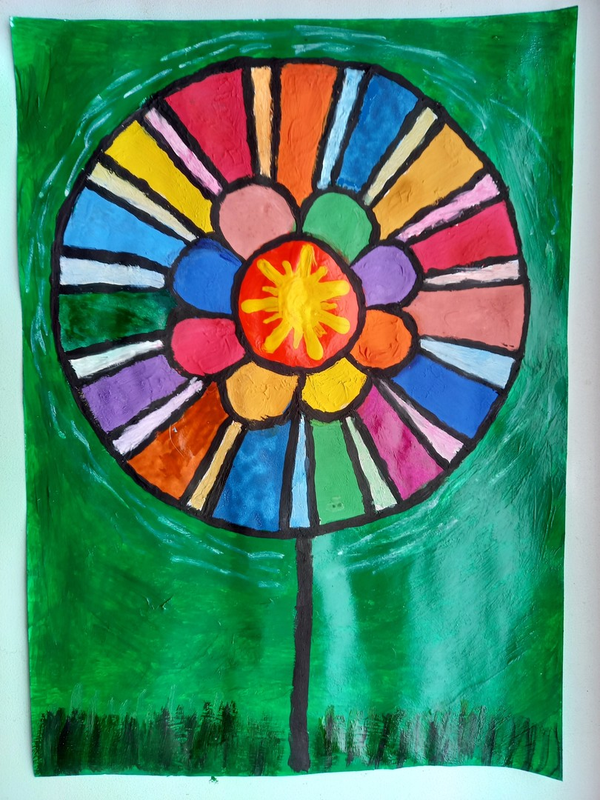 Детский рисунок - Краски ветра