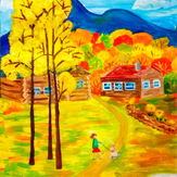 Рисунок "Такая разноцветная осень" на конкурс "Конкурс детского рисунка “Сказочная осень - 2018”"