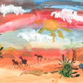 Рисунок "Пустыня"
